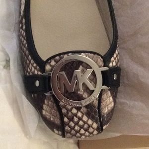 Michael Kors SNAKE SKIN embossed Fulton Moc